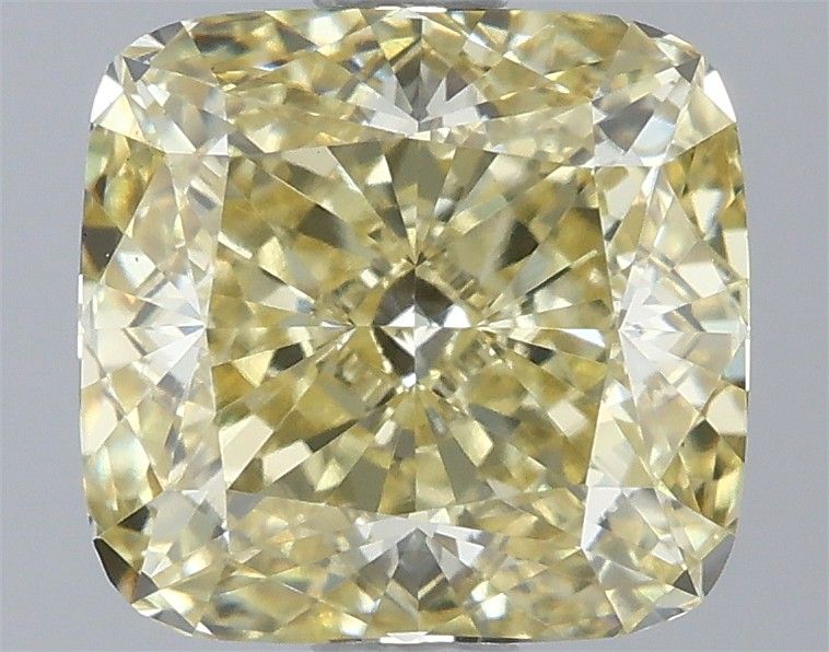 1.51 CT Fancy Intense Yellow CUSHION MODIFIED