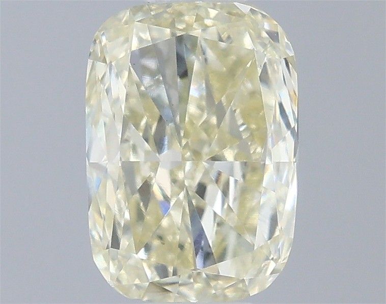 0.58 CT Fancy Light Yellow CUSHION MODIFIED