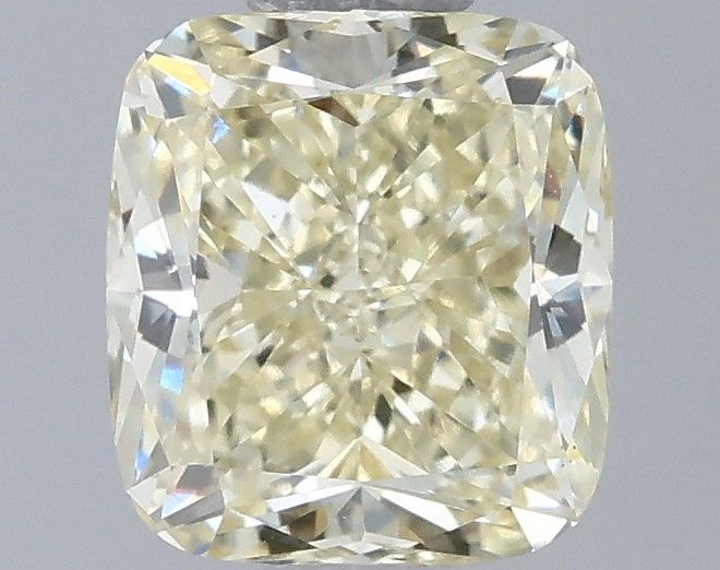 0.52 CT Fancy Light Yellow CUSHION MODIFIED