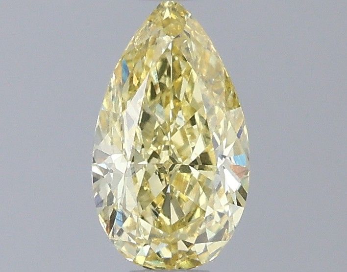 0.59 CT Fancy Intense Yellow PEAR