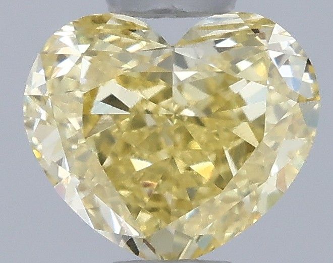 0.51 CT Fancy Yellow HEART