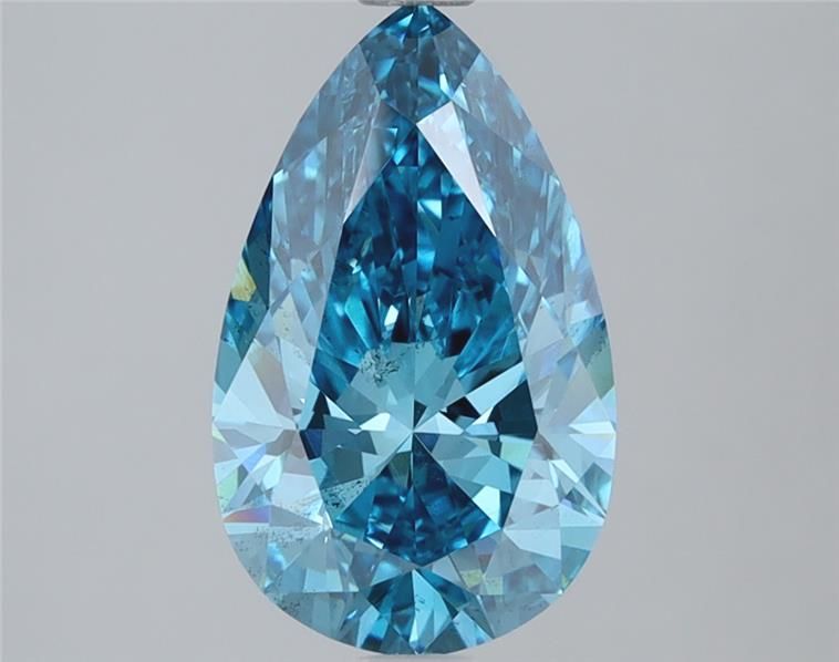 2.01 CT Fancy Vivid Blue PEAR