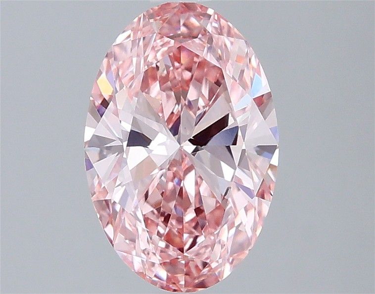 1.51 CT Fancy Vivid Pink OVAL