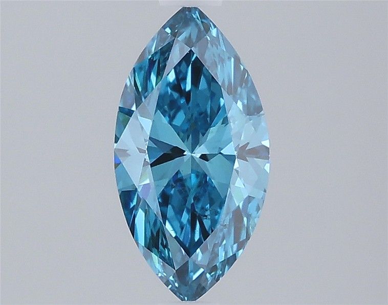 0.99 CT Fancy Vivid Blue MARQUISE