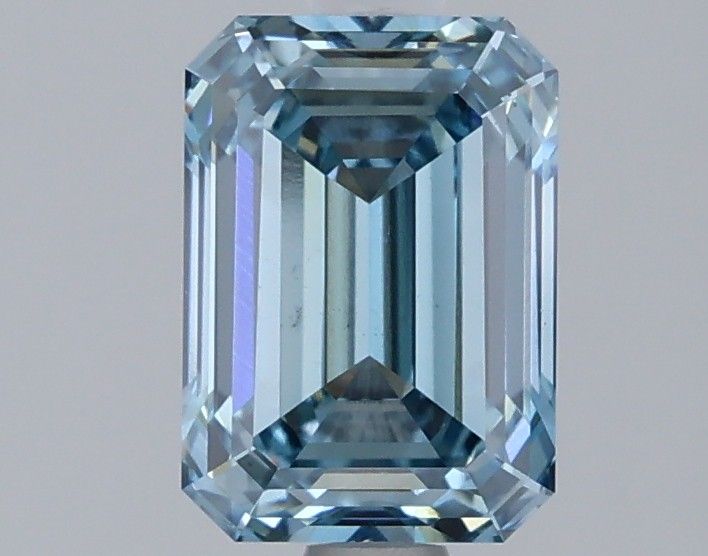 1.65 CT Fancy Vivid Blue EMERALD