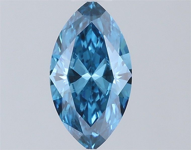 0.51 CT Fancy Vivid Blue MARQUISE