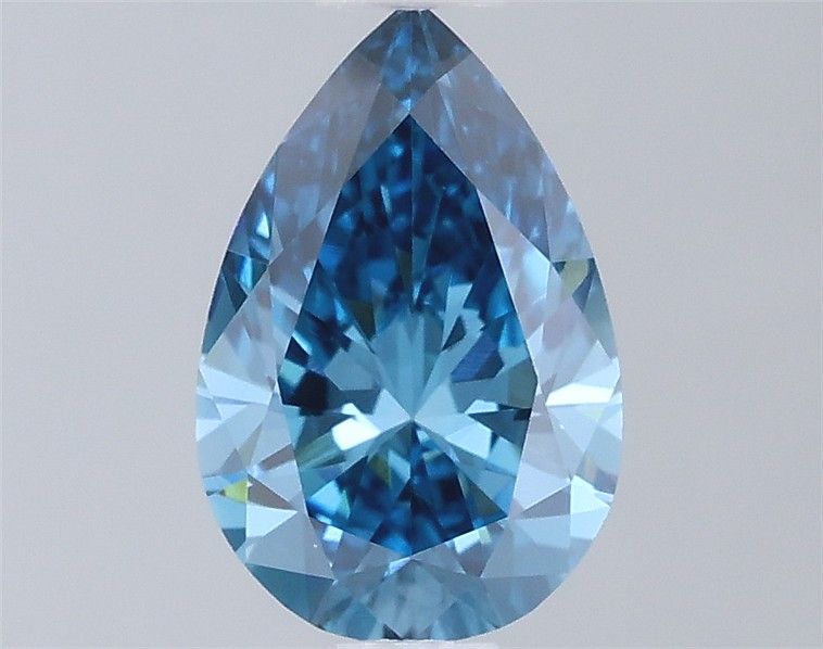 0.85 CT Fancy Vivid Blue PEAR