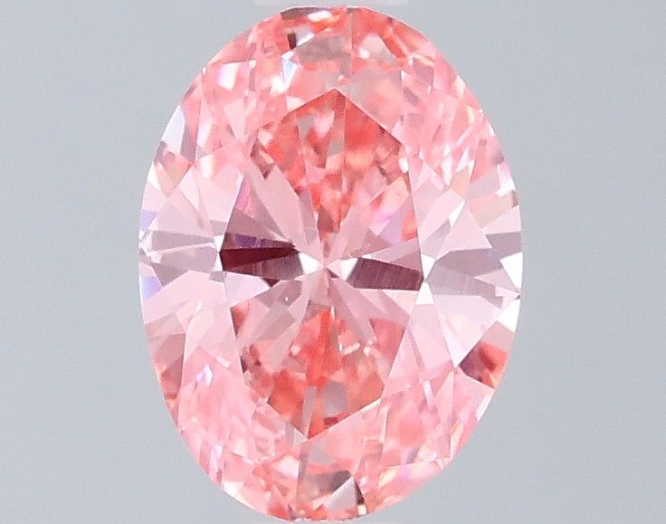 0.83 CT Fancy Vivid Pink OVAL