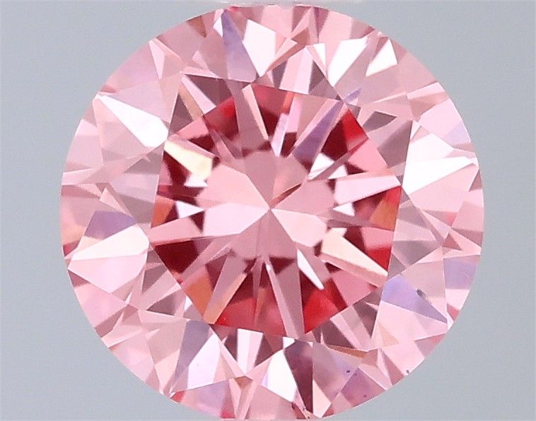0.56 CT Fancy Vivid Pink ROUND