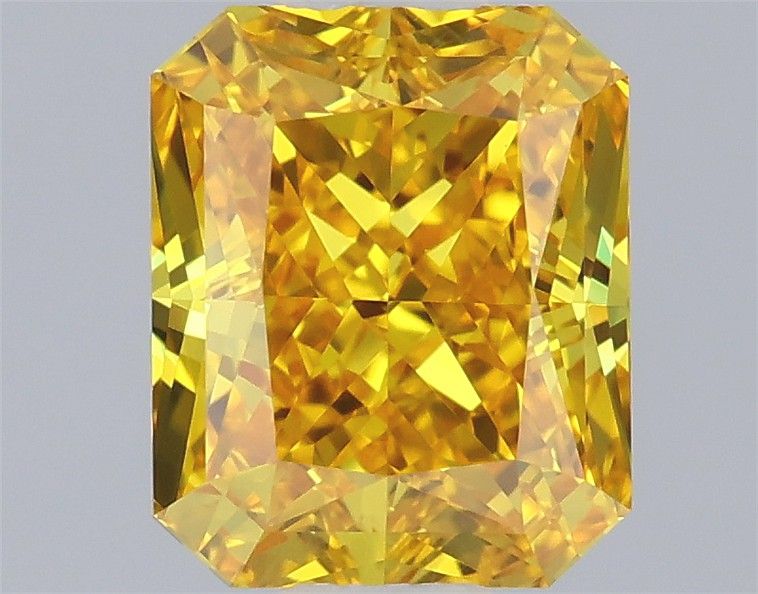 0.92 CT Fancy Vivid Yellow RADIANT