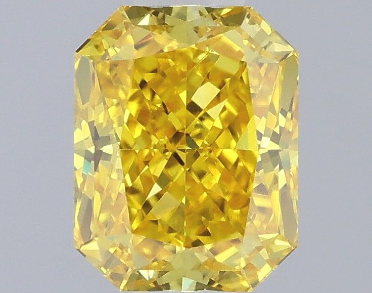 0.61 CT Fancy Vivid Yellow RADIANT