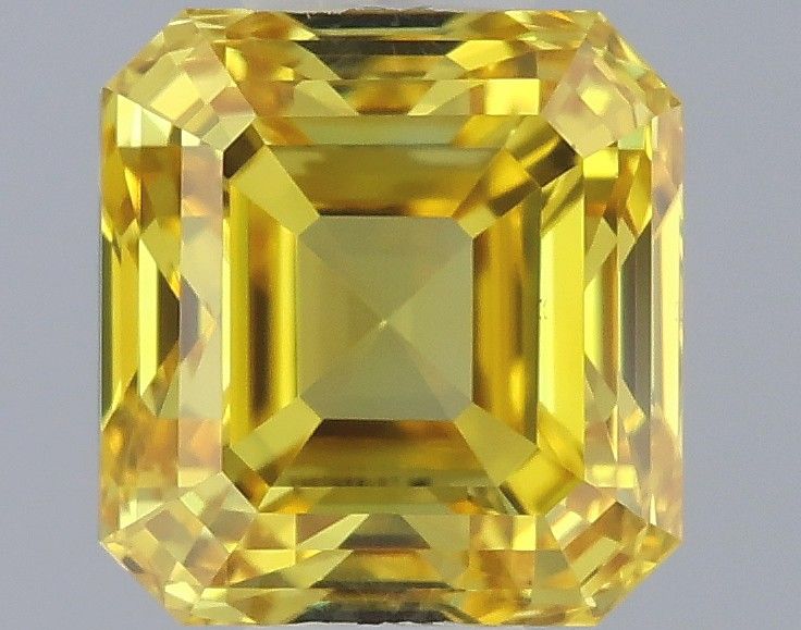 0.52 CT Fancy Vivid Yellow EMERALD