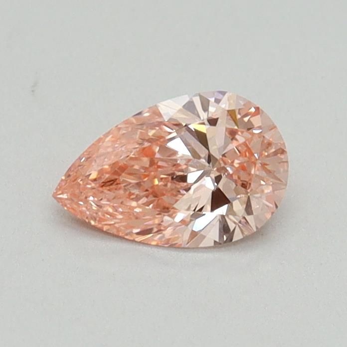 0.39 CT Fancy Vivid Pink PEAR