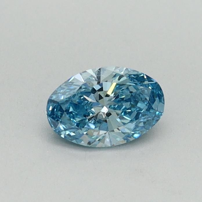 0.3 CT Fancy Vivid Blue OVAL