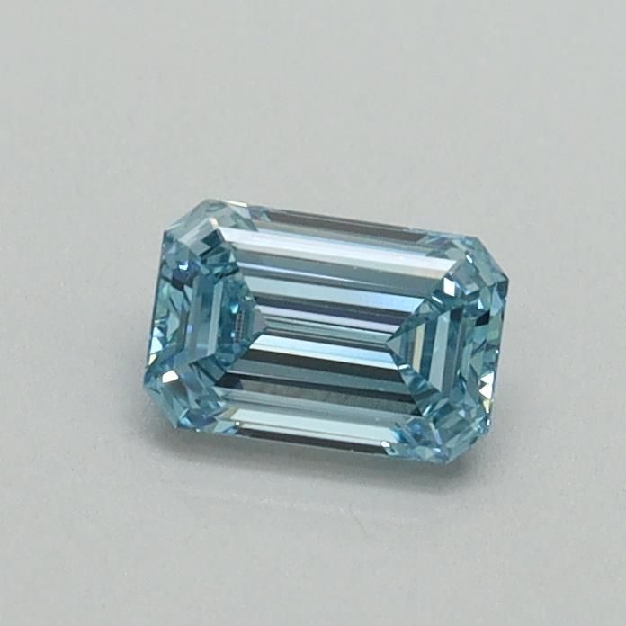 0.38 CT Fancy Vivid Blue EMERALD