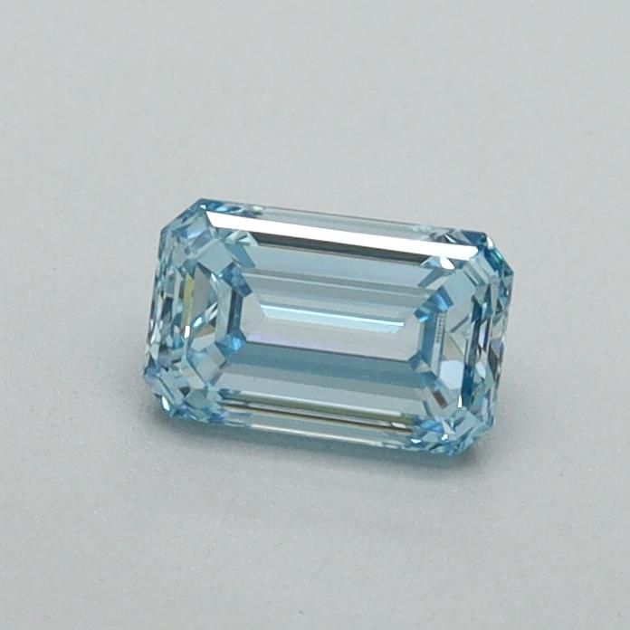 0.41 CT Fancy Intense Blue EMERALD