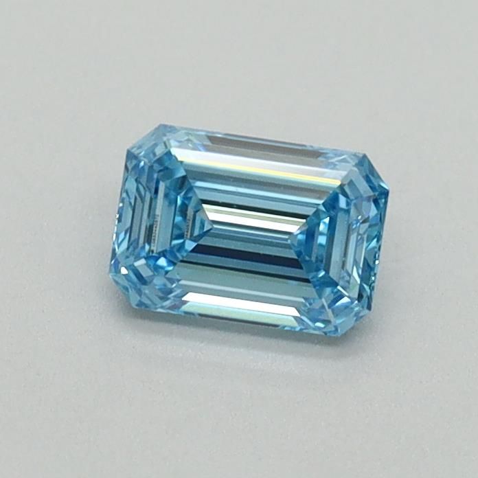 0.42 CT Fancy Vivid Blue EMERALD