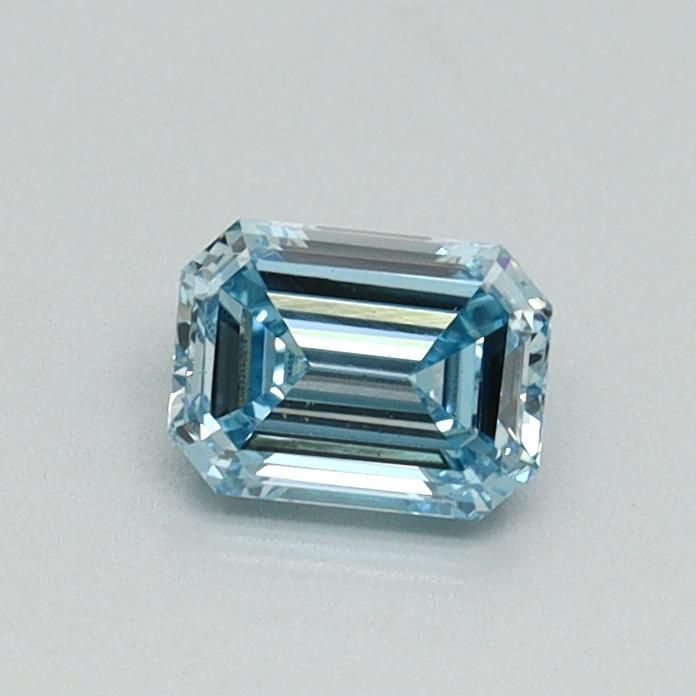 0.43 CT Fancy Intense Blue EMERALD