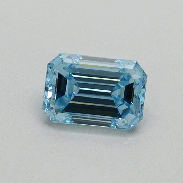 0.43 CT Fancy Vivid Blue EMERALD