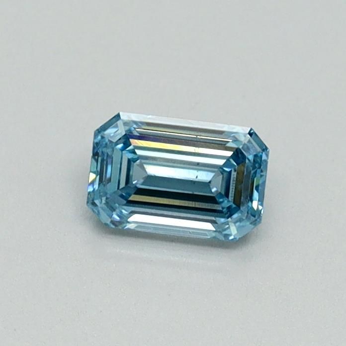 0.31 CT Fancy Vivid Blue EMERALD