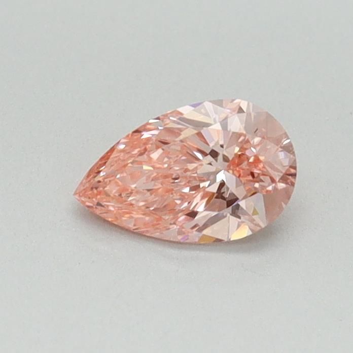 0.32 CT Fancy Vivid Pink PEAR
