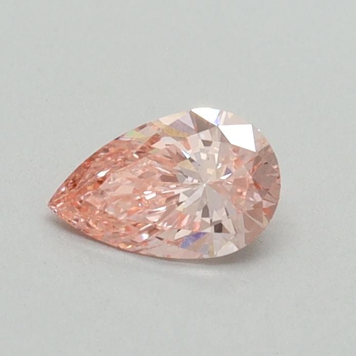 0.34 CT Fancy Vivid Pink PEAR