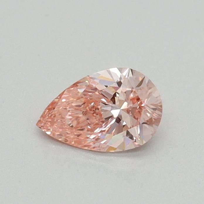 0.31 CT Fancy Vivid Pink PEAR