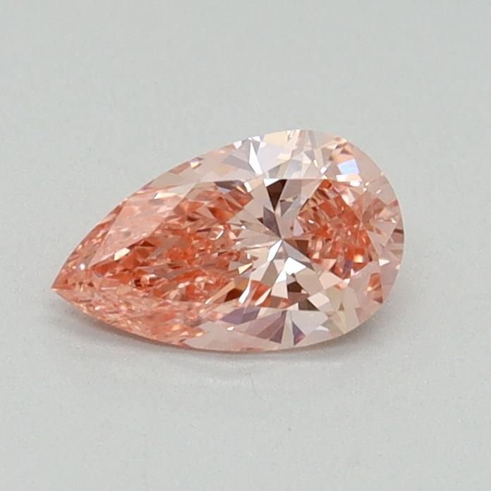 0.42 CT Fancy Vivid Pink PEAR