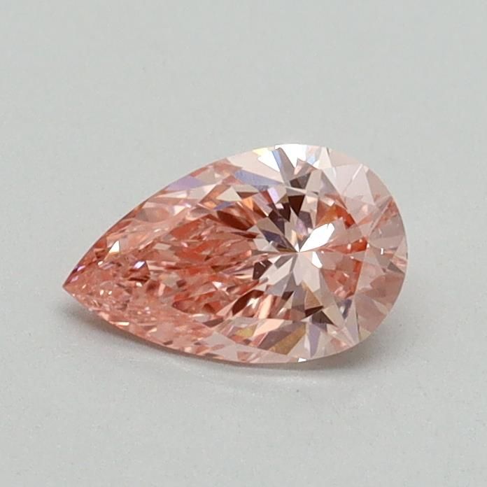 0.42 CT Fancy Vivid Pink PEAR