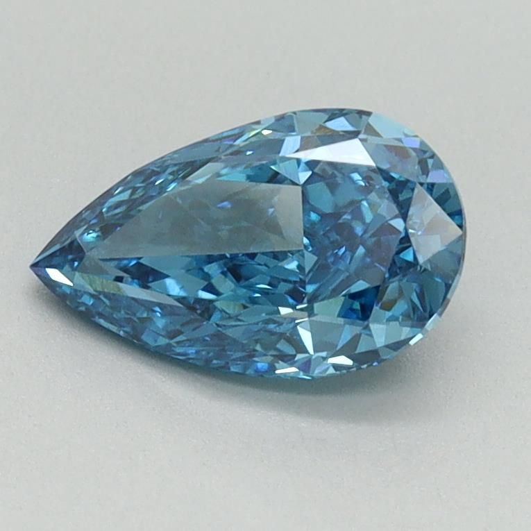 0.97 CT Fancy Vivid Blue PEAR