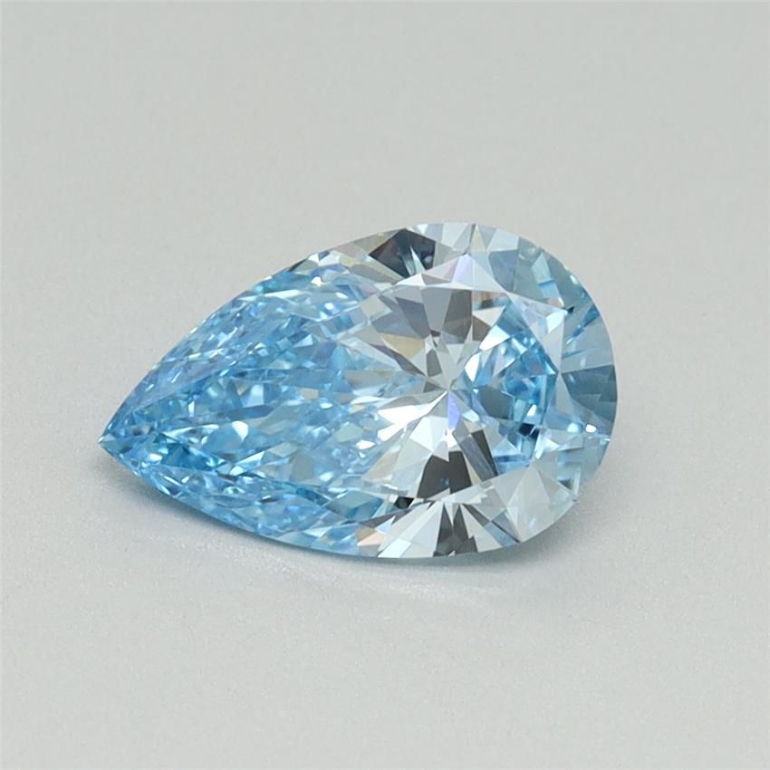 0.96 CT Fancy Vivid Blue PEAR
