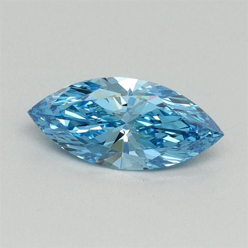 0.6 CT Fancy Vivid Blue MARQUISE