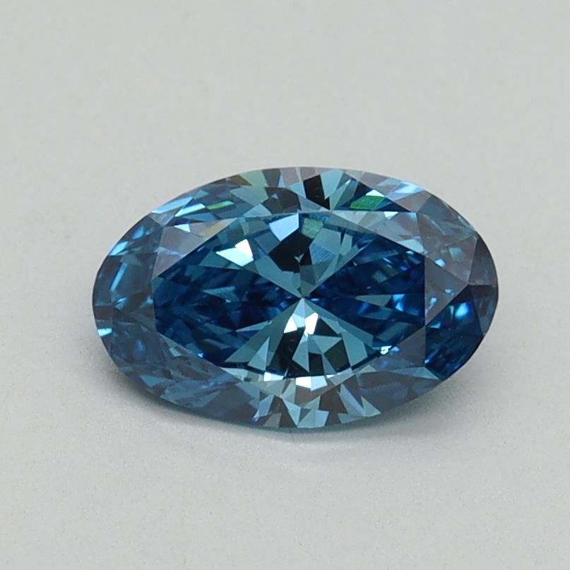 0.7 CT Fancy Vivid Blue OVAL