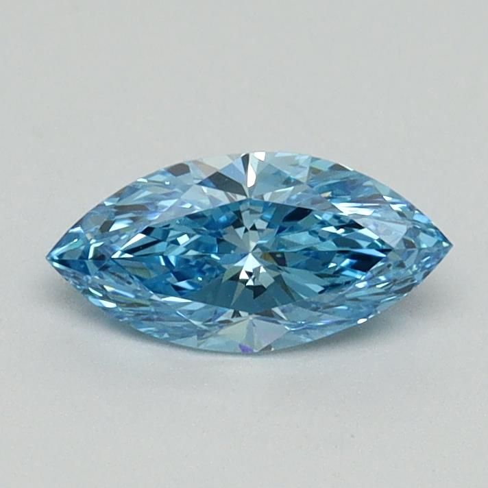 0.5 CT Fancy Vivid Blue MARQUISE