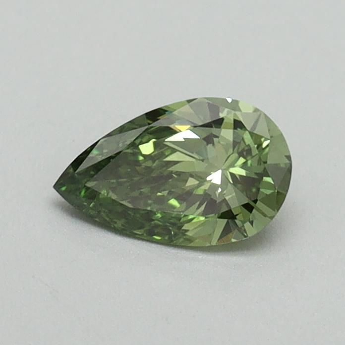 0.35 CT Fancy Vivid Green PEAR