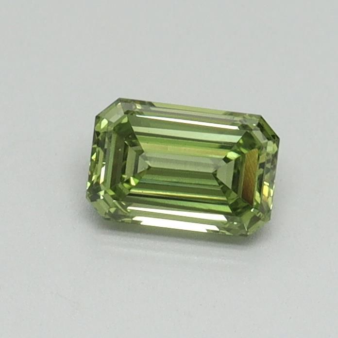 0.38 CT Fancy Vivid Green EMERALD