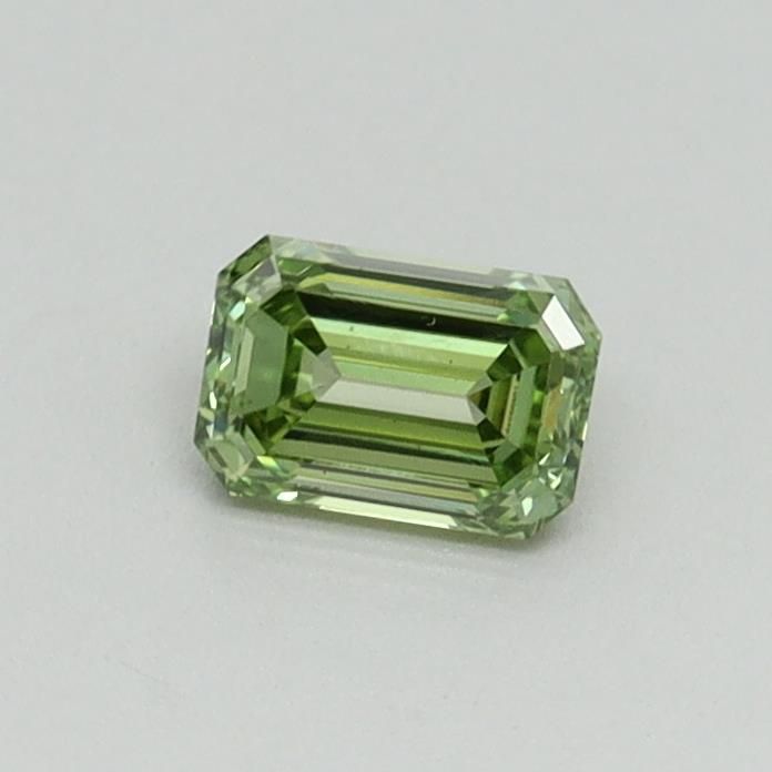 0.34 CT Fancy Vivid Green EMERALD