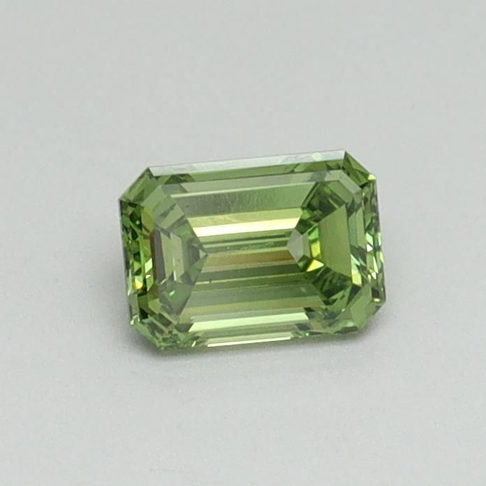 0.38 CT Fancy Vivid Green EMERALD