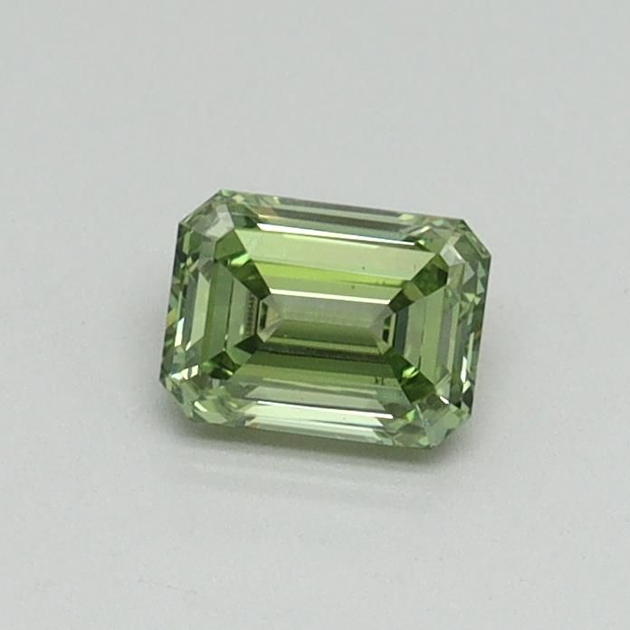 0.36 CT Fancy Vivid Green EMERALD