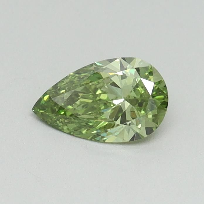 0.33 CT Fancy Vivid Green PEAR