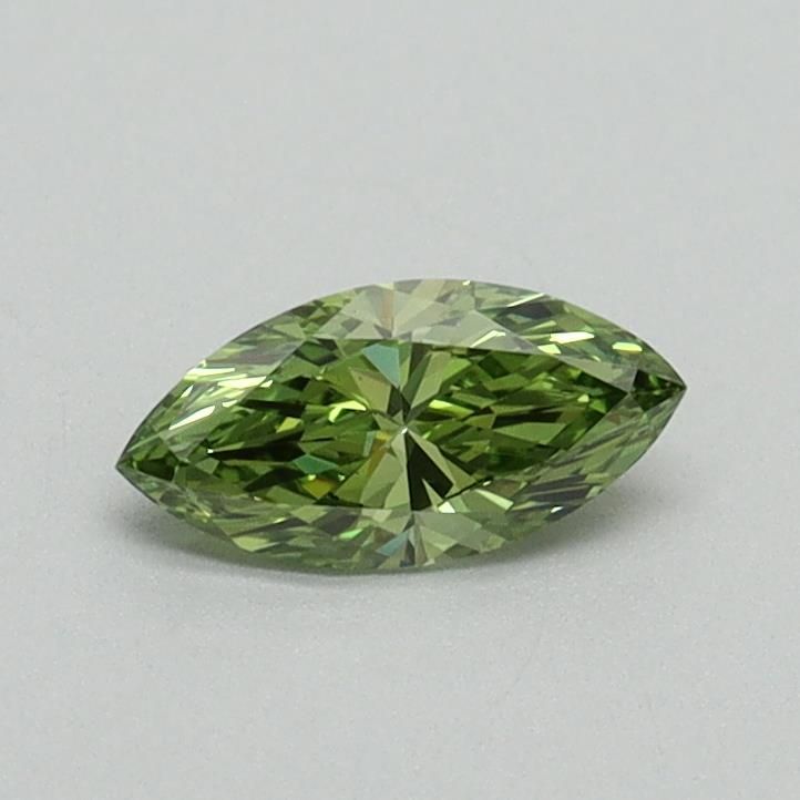 0.31 CT Fancy Vivid Green MARQUISE