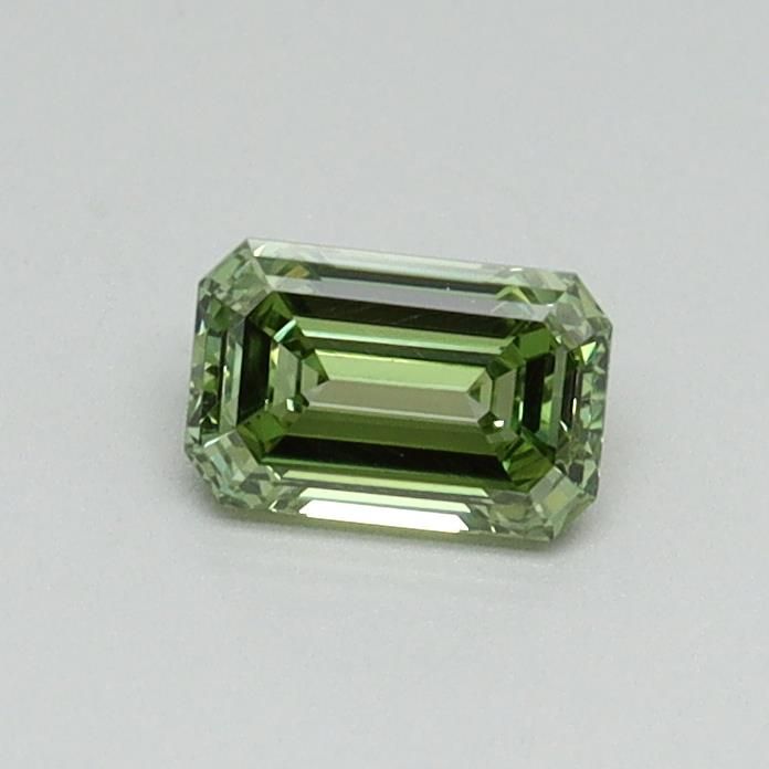0.38 CT Fancy Vivid Green EMERALD