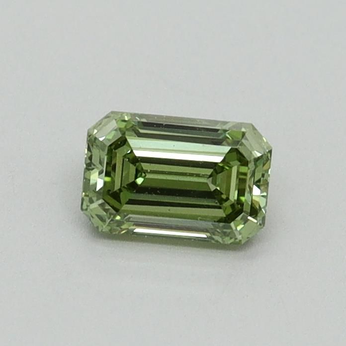 0.37 CT Fancy Vivid Green EMERALD