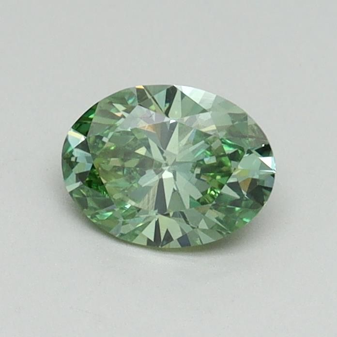 0.5 CT Fancy Vivid Green OVAL