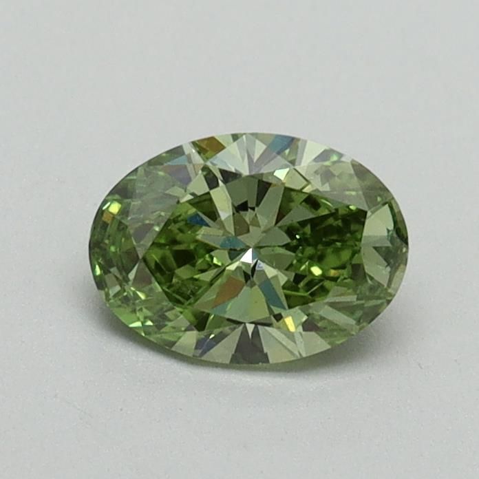 0.5 CT Fancy Vivid Green OVAL
