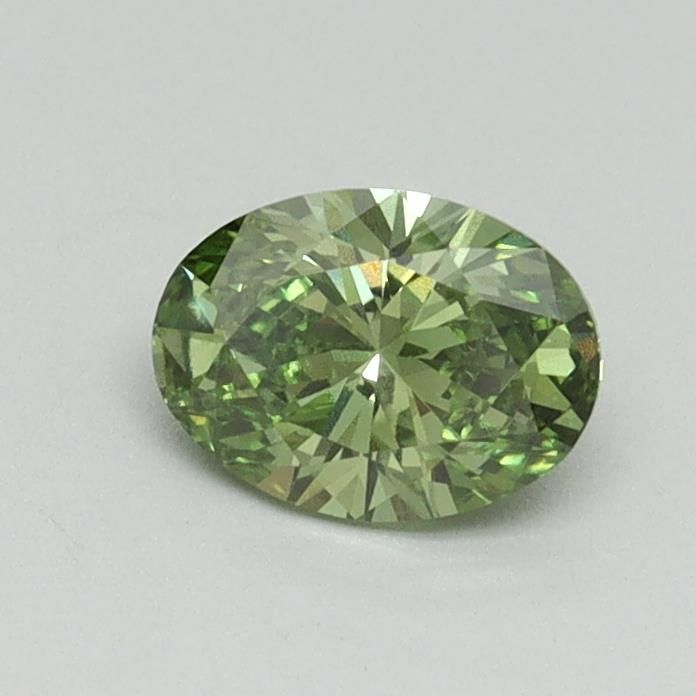 0.5 CT Fancy Vivid Green OVAL