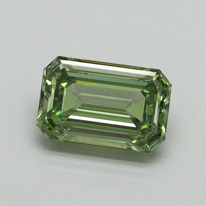 0.55 CT Fancy Vivid Green EMERALD