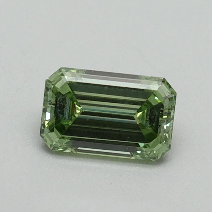 0.51 CT Fancy Vivid Green EMERALD