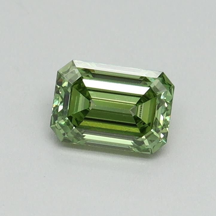 0.52 CT Fancy Vivid Green EMERALD