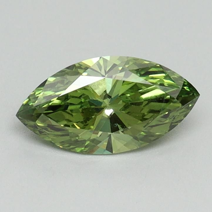 0.6 CT Fancy Vivid Green MARQUISE